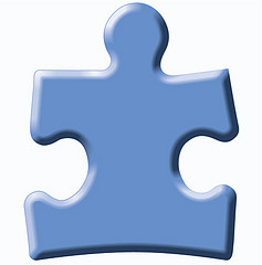 blue puzzle piece representing the autism speaks organization