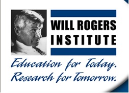 Will Rogers Institute logo that says Education for Today, Research for Tomorrow