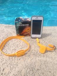 iswimband system with box, 2 bands, and sensor